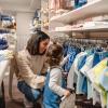 In der Baby- und Kinderabteilung von Schlier wird das Einkaufen zum besonderen Erlebnis für Mama und Kind.