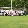 Der SC Schollbrunn bejubelt nach dem 3:0-Sieg über den TV Marktheidenfeld am letzten Spieltag die Meisterschaft.