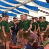 Beste Stimmung herrschte bei der Maibaumprämierung auf dem Brauereifest in Baar.  Beste Stimmung herrschte im Festzelt des Brauereifests in Baar, als am Samstagabend die schönsten Maibäume prämiert wurden.